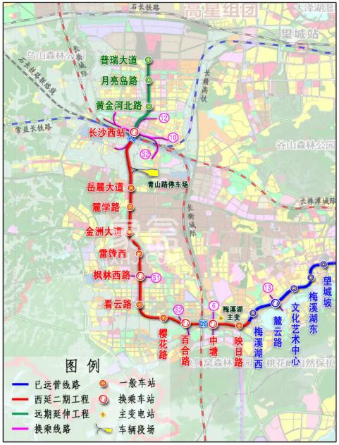7號線、2號線西延二期、長瀏快線，長沙地鐵建設(shè)最新進展！