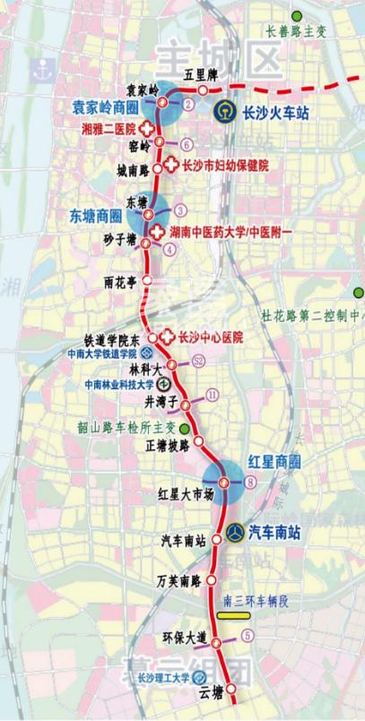 7號線、2號線西延二期、長瀏快線，長沙地鐵建設(shè)最新進展！