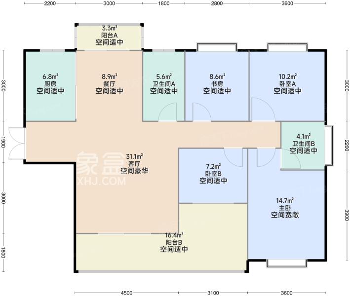 建投象山国际户型图