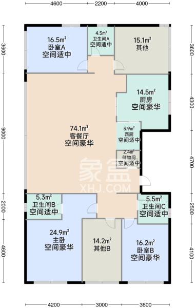 建投象山国际户型图