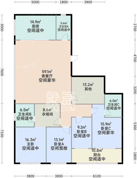 建投象山国际户型图