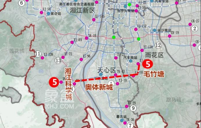 2025长沙地铁新线路汇总！涉及2号、5号线、7号线，沿线楼盘有不少！