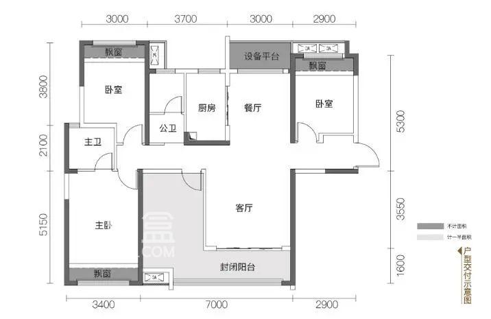 嘉信洋湖锦玉建面128㎡改善四房尖子生，刷新洋湖南“舒居观”！