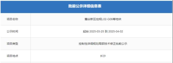 麓谷1宗地块“商改住”！容积率3.0、限高100米！