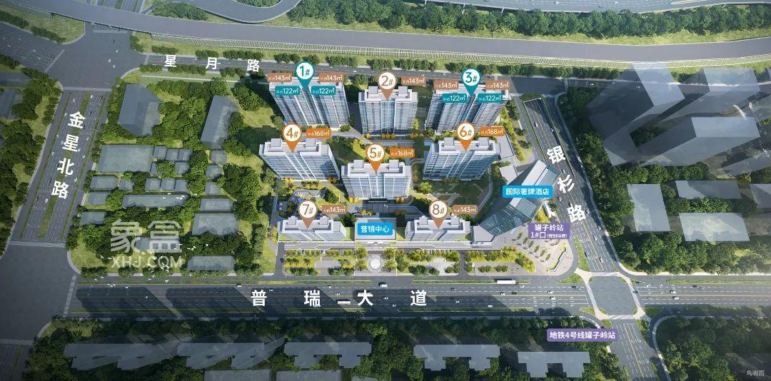 天晟濱月匯7棟建面143㎡大4房已拿證即將加推，月亮島零公攤雙書包房3重鉅惠！