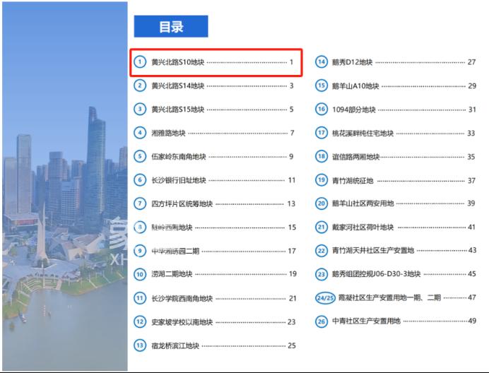 开福区发布优质地块推介手册！黄兴北路S10地块确认退地、重新对外招商！