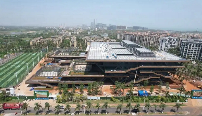 海口市职工活动中心冲刺竣工 多维功能空间赋能职工文化生活 海口市职工活动中心冲刺竣工 多维功能空间赋能职工文化生活