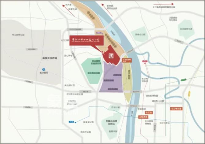 长沙滨江北将迎来超3000亩的大型公园！4号线地铁口！