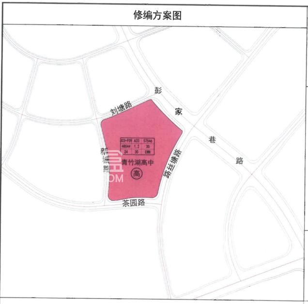 青竹湖板塊新規(guī)劃一所高中！預計將是長沙市實驗中學新校區(qū)！