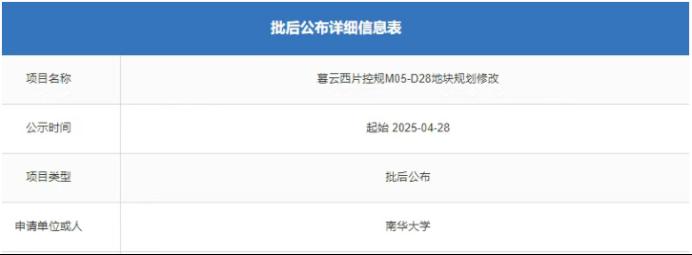 长沙暮云板块新增一所大学！南华大学新校区规划公示！