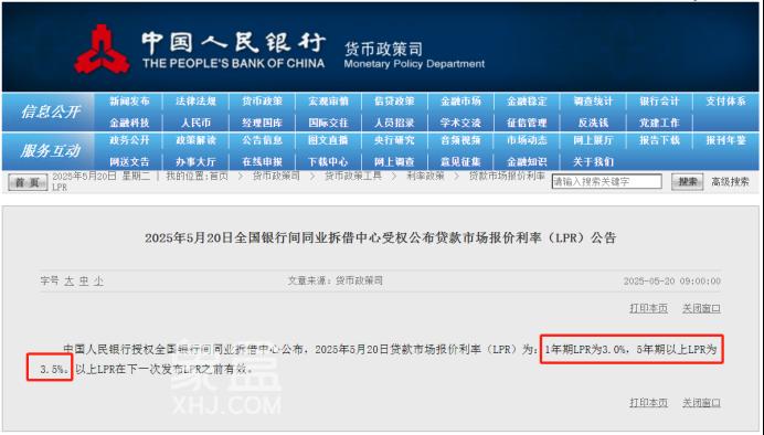 5月LPR下调10个基点！长沙商贷利率降低，首套3.0%、二套3.2%！