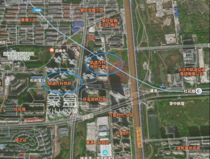 高铁板块次新小区，自建砂子塘小学配套，刚改必看“轨道万科悦府”！