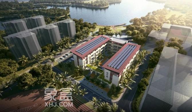人大附中三亚学校二期项目实现主体结构全面封顶