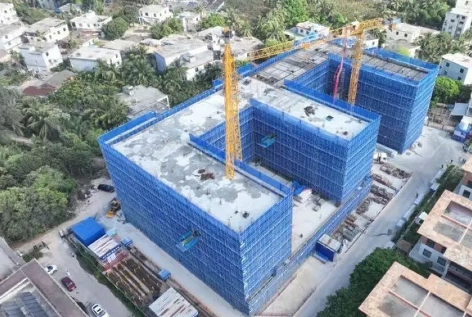 人大附中三亚学校二期项目实现主体结构全面封顶 人大附中三亚学校二期项目实现主体结构全面封顶
