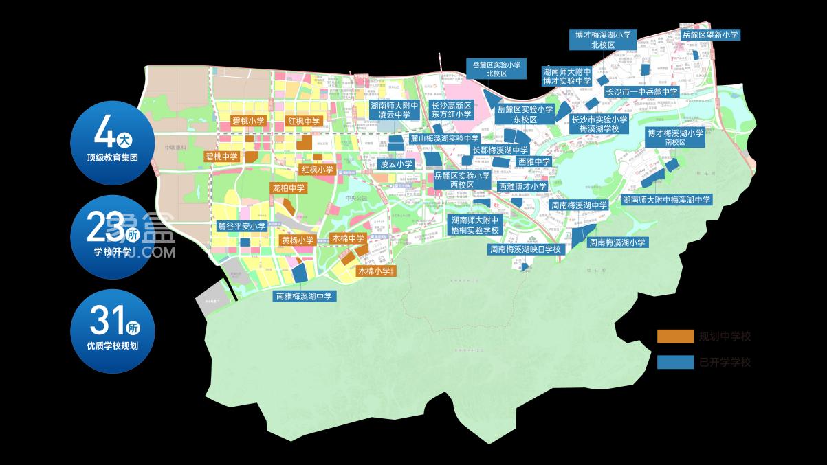 5月27日张家界学院摘得[2025]长沙市020号地块，梅溪湖再添“智慧引擎”！