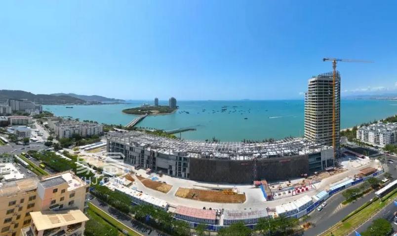 三亚国际文物艺术品交易中心主体封顶 创文旅建设新速度