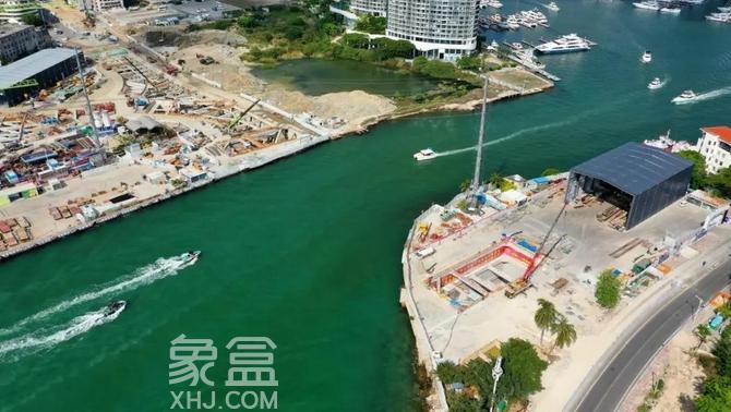 三亚河口通道水下隧道工程冲刺关键节点——200名建设者端午奋战，7月将启顶管始发