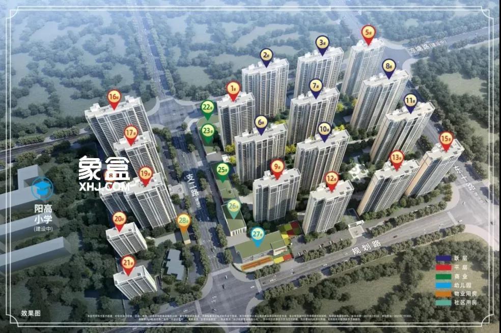 【在售】中梁正荣府在售平层住宅，复式住宅