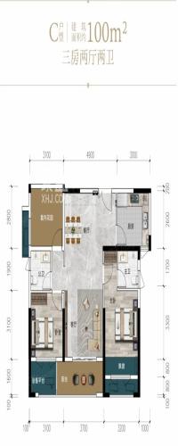 京盛和府户型图