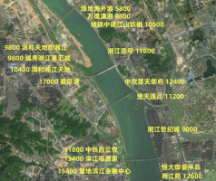 长沙一线江景住宅小区盘点！均价5字头起！