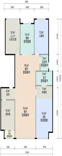 万象春樾和景户型图