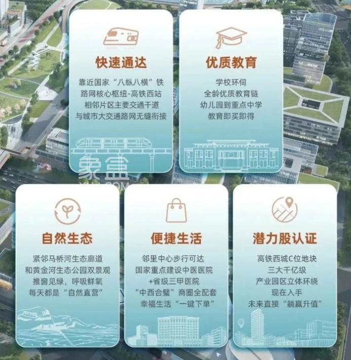 高铁西城板块推出三大地块！配套岳麓区实验品牌小学！