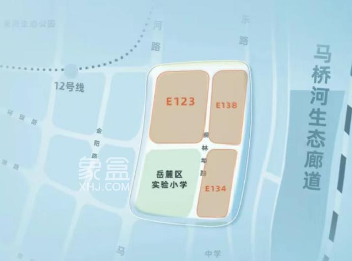 高铁西城板块推出三大地块！配套岳麓区实验品牌小学！