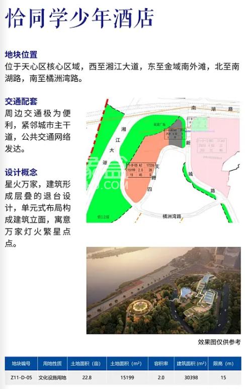 天心区奥体新城、南湖新城板块推介15宗优质地块！