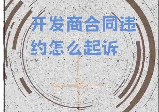  购房者如何追究开发商的违约责任及避免开发商违约‌