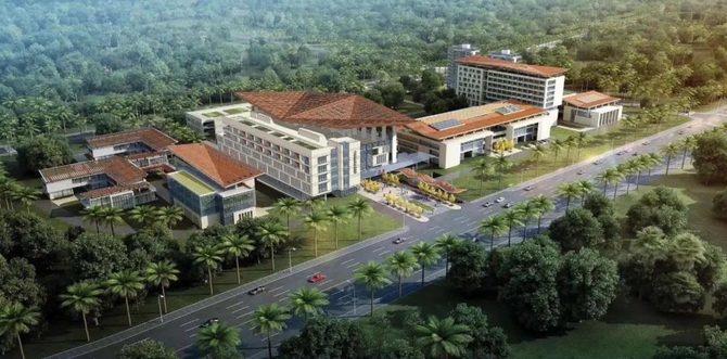 北京大学口腔医院三亚分院建设加速冲刺,预计年底全面交付 北京大学口腔医院三亚分院建设加速冲刺,预计年底全面交付