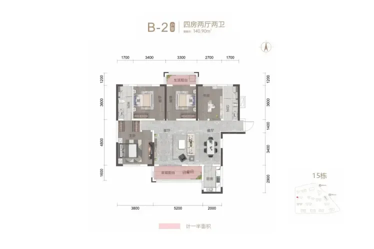 金富湘江悦城户型图