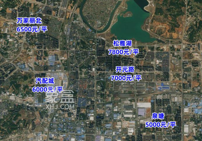 7月长沙各大“商圈板块”二手房价地图公布！你的预算能买哪儿？