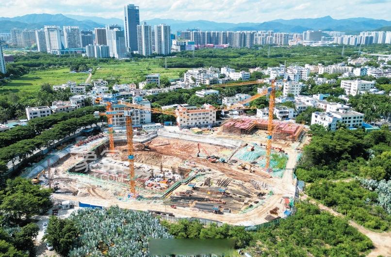 海罗安置区冲刺年度里程碑：双楼封顶倒计时