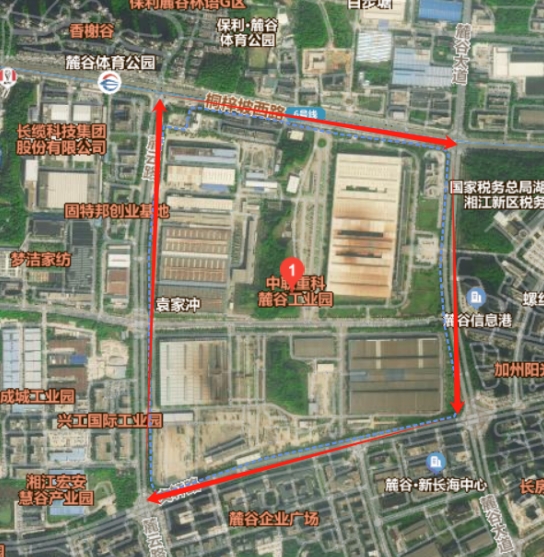 中联重科麓谷工业园开始拆迁！占地1300多亩、将建住宅区！