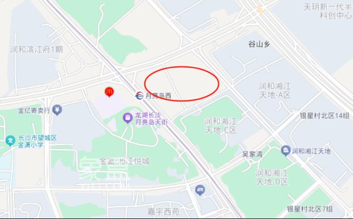 月亮岛核心地块“商改住”，4号线正地铁口！原润和湘江天地配套商业！