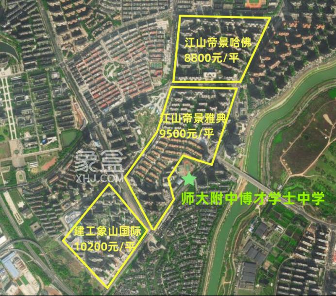长沙TOP10“配套入学”初中学区房价地图！双语、郡外、青一、师梅等