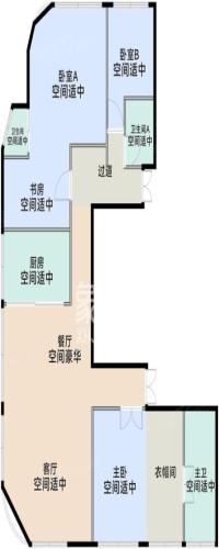 润和滨江湾户型图