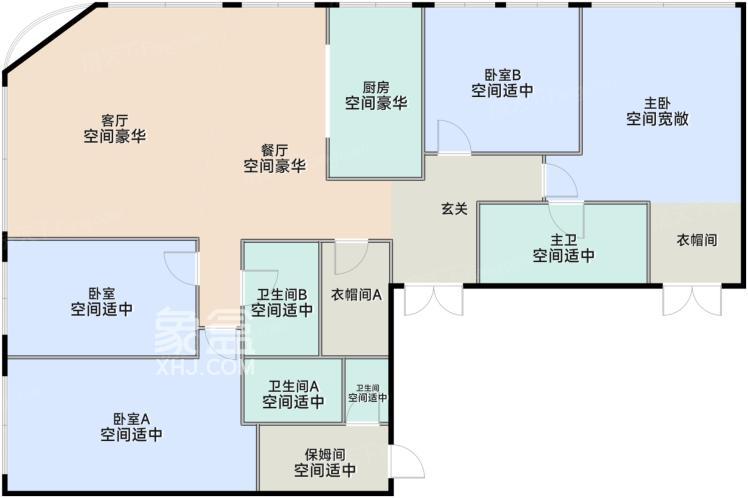 润和滨江湾户型图