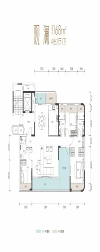 希望绿城江屿湖户型图