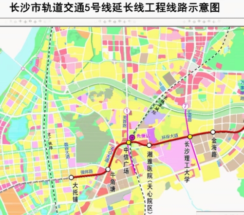 长沙地铁5号线延长线同时启动5项招标计划！