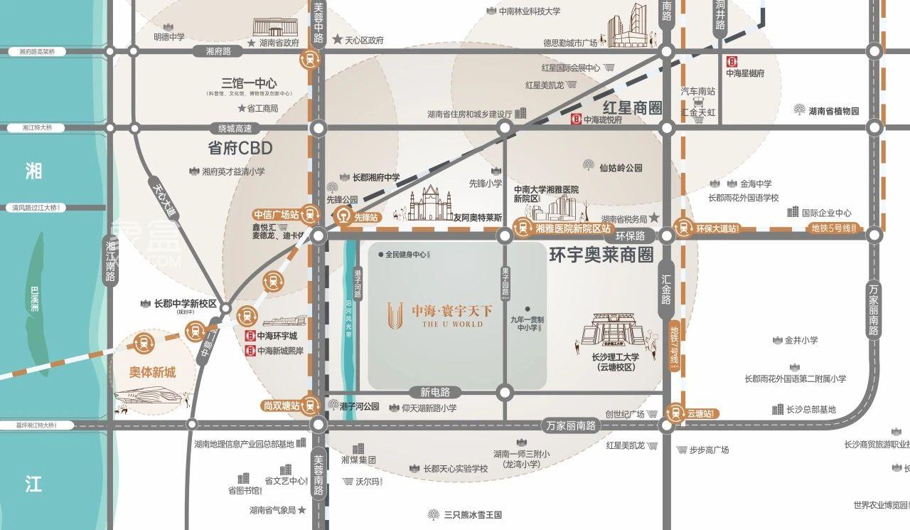 中海寰宇天下近享奥体红利，建面129-189㎡双书包准现房热销！