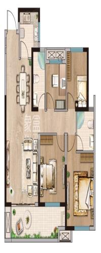 城发恒伟北城首府户型图