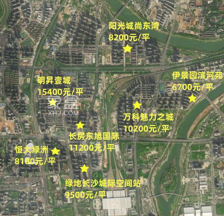 【金九置业】长沙二手“热门板块”房价地图一览！有没有你中意的片区？
