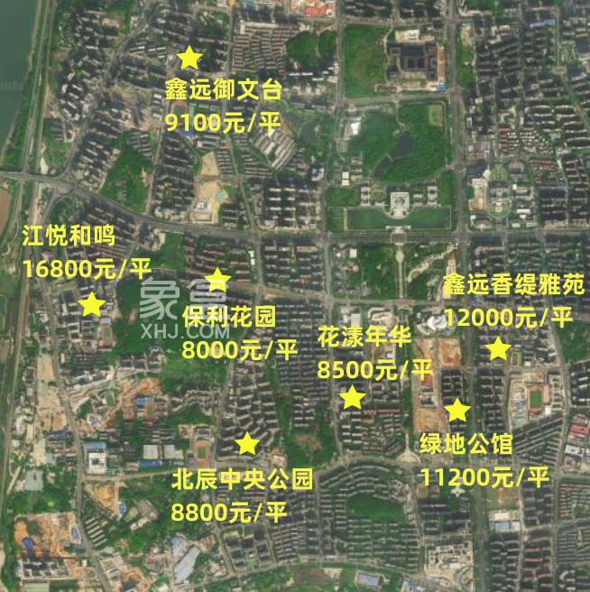 【金九置业】长沙二手“热门板块”房价地图一览！有没有你中意的片区？