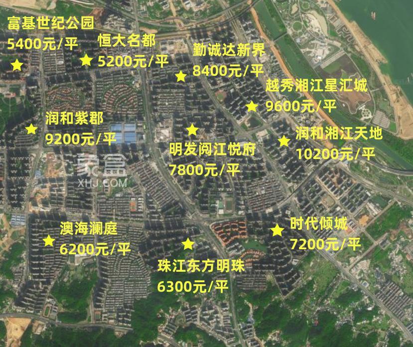 【金九置业】长沙二手“热门板块”房价地图一览！有没有你中意的片区？