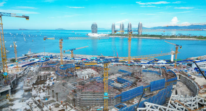 三亚“双中心”项目建设全面提速 打造自贸港文化新地标‌