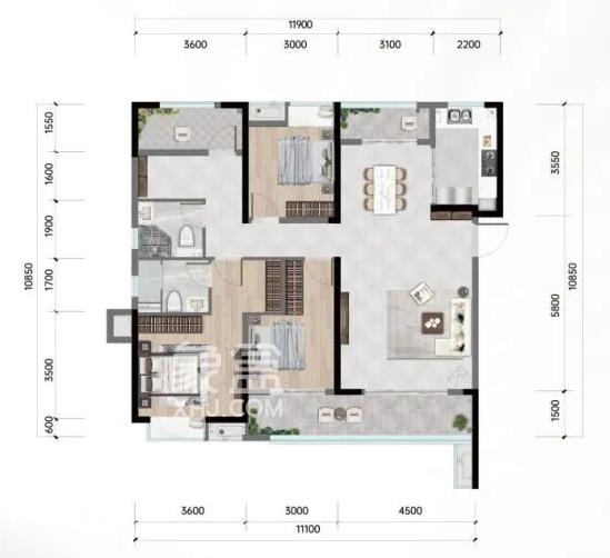 中建钰和城最后一栋下证！毛坯现房均价1.3万，配套师大附中双语！