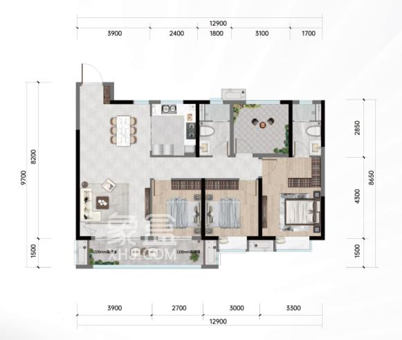 中建钰和城最后一栋下证！毛坯现房均价1.3万，配套师大附中双语！