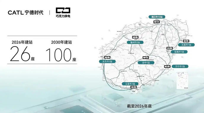 宁德时代巧克力换电：海南全域覆盖的能源革命