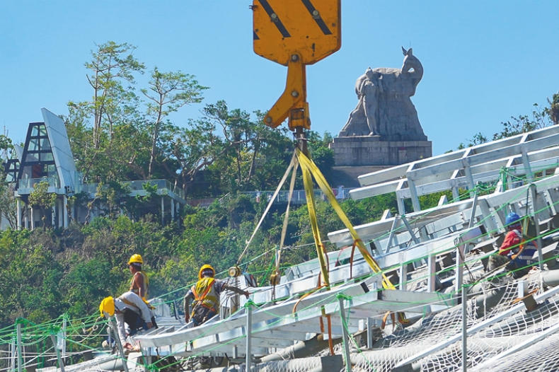 三亚"双中心"建设纪实:文化地标拔节生长 三亚"双中心"建设纪实:文化地标拔节生长